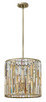 Fredrick Ramond - FR33734SLF - LED Foyer Pendant - Gemma - Silver Leaf