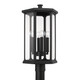 Capital Lighting - 946643BK - Four Light Outdoor Post Lantern - Walton - Black