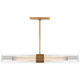 Visual Comfort Signature - LR 5910HAB-CG - LED Linear Chandelier - Fascio - Hand-Rubbed Antique Brass