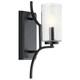 Vara One Light Wall Sconce (44070DBK)