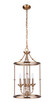 Craftmade - 53734-SB - Four Light Foyer Pendant - Marlowe - Satin Brass