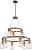 Minka-Lavery - 4559-588 - Nine Light Chandelier - Morrow - Bronze