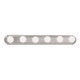 Kichler - 5018NI - Six Light Linear Bath - Brushed Nickel