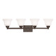 Kichler - 5391OZ - Four Light Bath - Langford - Olde Bronze