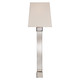 Visual Comfort Signature - CHD 2713PN/CG-S - One Light Wall Sconce - Edgar - Crystal with Polished Nickel