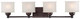 Minka-Lavery - 6734-167 - Four Light Bath - 1730 Series - Lathan Bronze