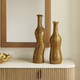 Sienna Flow Vases, Set/2 (18390)