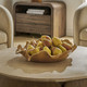 Golden Crest Ruffle Bowl (18392)