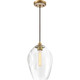 Quoizel - NGA1510WS - One Light Mini Pendant - Nostalgia - Weathered Brass
