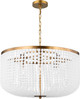 Bellecour Eight Light Chandelier (LXC1146VGD)
