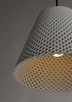 Woven One Light Pendant (10145GYBK)