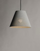 Woven One Light Pendant (10145GYBK)