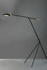 Scan LED Floor Lamp (21694BKSBR)