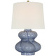 Visual Comfort Signature - ARN 3658PBC-L - LED Table Lamp - Marlene - Polar Blue Crackle