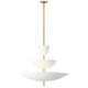 Visual Comfort Signature - ARN 5242HAB-PW - LED Chandelier - Orsini - Hand-Rubbed Antique Brass