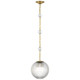 Visual Comfort Signature - JN 5190AB-CG - LED Pendant - Isadora - Antique-Burnished Brass