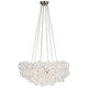 Visual Comfort Signature - MF 5080PWT/CA - LED Chandelier - Aurelie - Pewter and Clear Acrylic