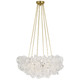 Visual Comfort Signature - MF 5080SB/CA - LED Chandelier - Aurelie - Soft Brass and Clear Acrylic