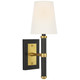 Visual Comfort Signature - TOB 2518BZ/HAB-L - LED Wall Sconce - Rally - Bronze and Hand-Rubbed Antique Brass