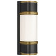 Visual Comfort Signature - TOB 2520BZ/HAB-WG - LED Bath Sconce - Rally - Bronze and Hand-Rubbed Antique Brass