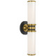Visual Comfort Signature - TOB 2531BZ/HAB-WG - LED Bath Sconce - Rally - Bronze and Hand-Rubbed Antique Brass
