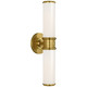 Visual Comfort Signature - TOB 2531HAB-WG - LED Bath Sconce - Rally - Hand-Rubbed Antique Brass