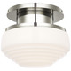 Visual Comfort Signature - TOB 4525PN-WG - LED Flush Mount - Rally - Polished Nickel