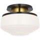 Visual Comfort Signature - TOB 4526BZ/HAB-WG - LED Flush Mount - Rally - Bronze and Hand-Rubbed Antique Brass