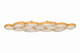 Corbett Lighting - 602-13-VGL - LED Close-to-Ceiling - Kitz - Vintage Gold Leaf