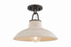 Hudson Valley - 1928-DB/CIC - One Light Flush Mount - Pottersville - Distressed Bronze