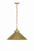 Hudson Valley - 3619-OWB - One Light Pendant - Euclid - Old World Brass