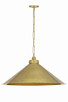 Hudson Valley - 3629-OWB - One Light Pendant - Euclid - Old World Brass