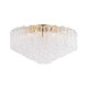 Hudson Valley - 4907A-AGB - Six Light Flush Mount - Watertown - Aged Brass