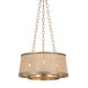 Hudson Valley - 5263-PGL - Three Light Pendant - Haines Falls - Patina Gold Leaf