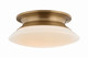 Hudson Valley - 5522-PBR - Two Light Flush Mount - Crompond - Patina Brass