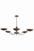 Hudson Valley - 6706-OWB - Six Light Chandelier - Edenville - Old World Brass