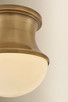 Aldrich One Light Flush Mount (7241-PBR)