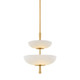 Hudson Valley - 7702-AGB - LED Pendant - Mapledale - Aged Brass