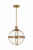 Hudson Valley - 8913-PBR - LED Pendant - Westmere - Patina Brass