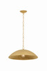 Hudson Valley - BKO1400-VGL/GLI - One Light Pendant - Eve - Vintage Gold Leaf