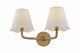 Mitzi - H1171102-PBR - Two Light Wall Sconce - Olia - Patina Brass