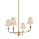 Mitzi - H1175804B-PBR - Four Light Chandelier - Ryle - Patina Brass