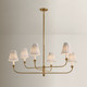 Ryle Six Light Chandelier (H1175806B-PBR)