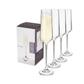 Reserve Inez European Crystal Champagne Flute, Set of 4-view-2