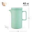 Jona Matte Ceramic Teapot & Infuser (Case of 2)-view-10