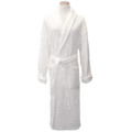 Fluffy Bath Robe, 45% Microfiber Polyester Outside, 55% Cotton Terry Inside, Shawl Collar (10 units)-view-3