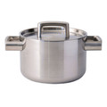 BergHOFF Ron 7" 18/10 Stainless Steel 5-Ply Covered Casserole 3.2Qt.-view-1
