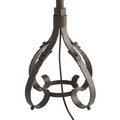 Scroll bronze hammered Floor Lamp