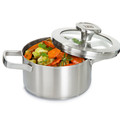 BergHOFF Graphite Recycled 18/10 Stainless Steel Stockpot 10", 6.3qt. With Glass Lid BergHOFF Graphite Recycled 18/10 Stainless Steel Stockpot 10", 6.3qt. With Glass Lid-view-15
