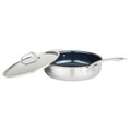Viking 4-Ply PerformanceTi 4.5 Qt Saute Pan w/ SS Lid & Helper Handle, (28 cm)-view-1